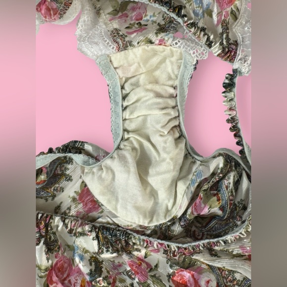 Vtg Victoria's Secret L Second Skin String Bikini Panty Shiny Y2K Gold Label - Picture 2 of 5